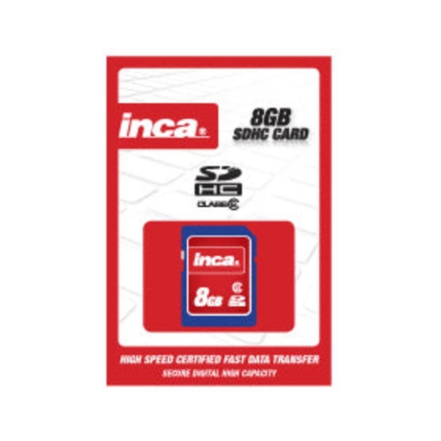 Inca 8GB SDHC Memory Card Class 6