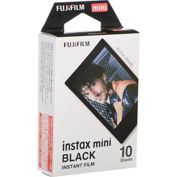 Fuji Instax Mini Instant Film 10 Shot - BLACK Frame