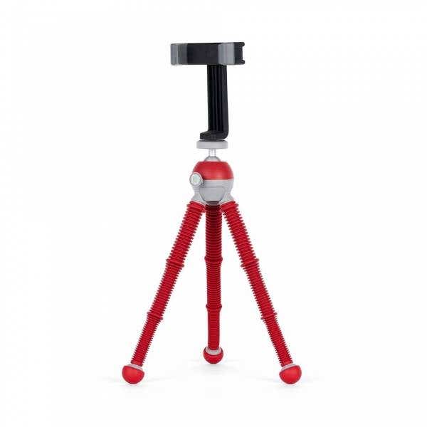 Joby Podzilla Medium Kit w/360Phone Clamp - Red