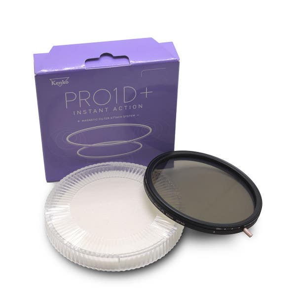 Kenko PRO1D+ Instant Action Variable ND X3-450 + C-PL Magnetic Filter Set - 55mm