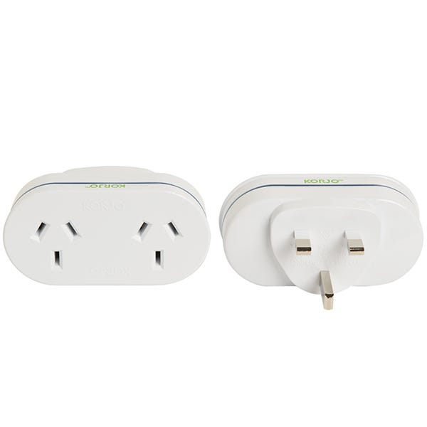 Korjo Double Adaptor - Great Britain