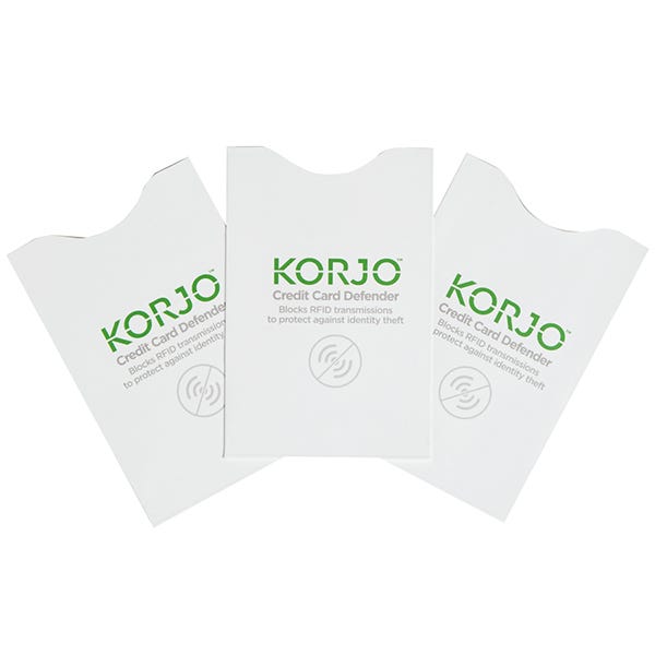 Korjo RFID Credit Card Defender -  3 Pack