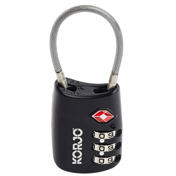 Korjo TSA Flexi Cable Lock