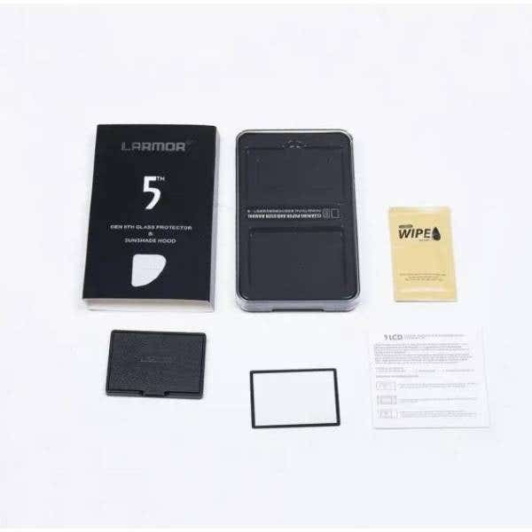 Larmor Gen 5 Glass Screen Protector + Hood