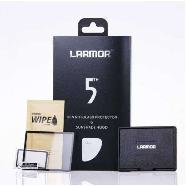 Larmor Gen 5 Glass Screen Protector + Hood - Nikon 750