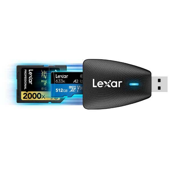 Lexar Card Reader 2 in 1 USB 3.1 (MicroSD/SD)