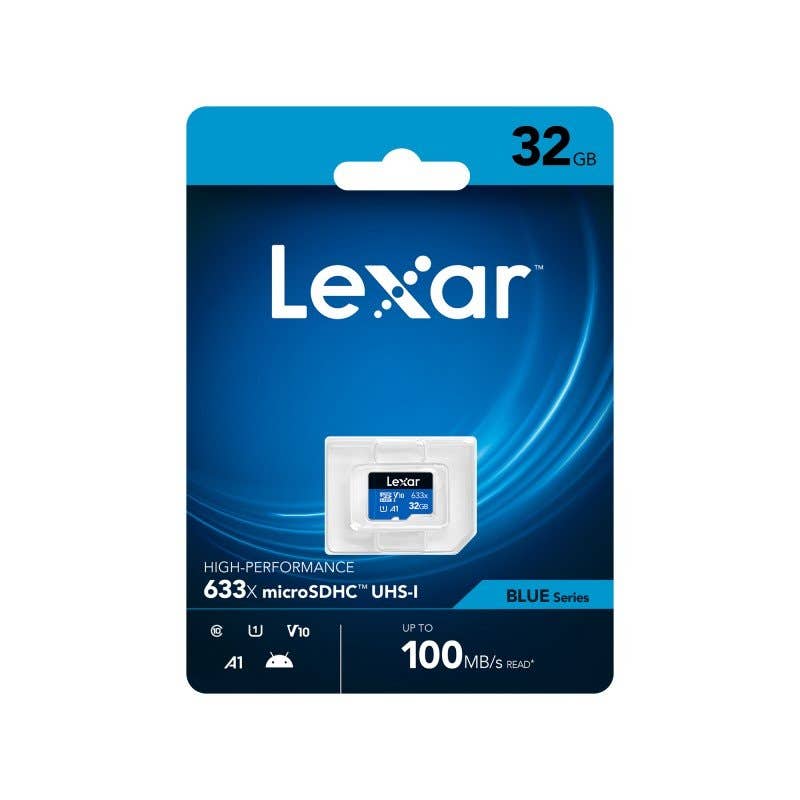 Lexar 32GB Micro SD Card 100MBS V10