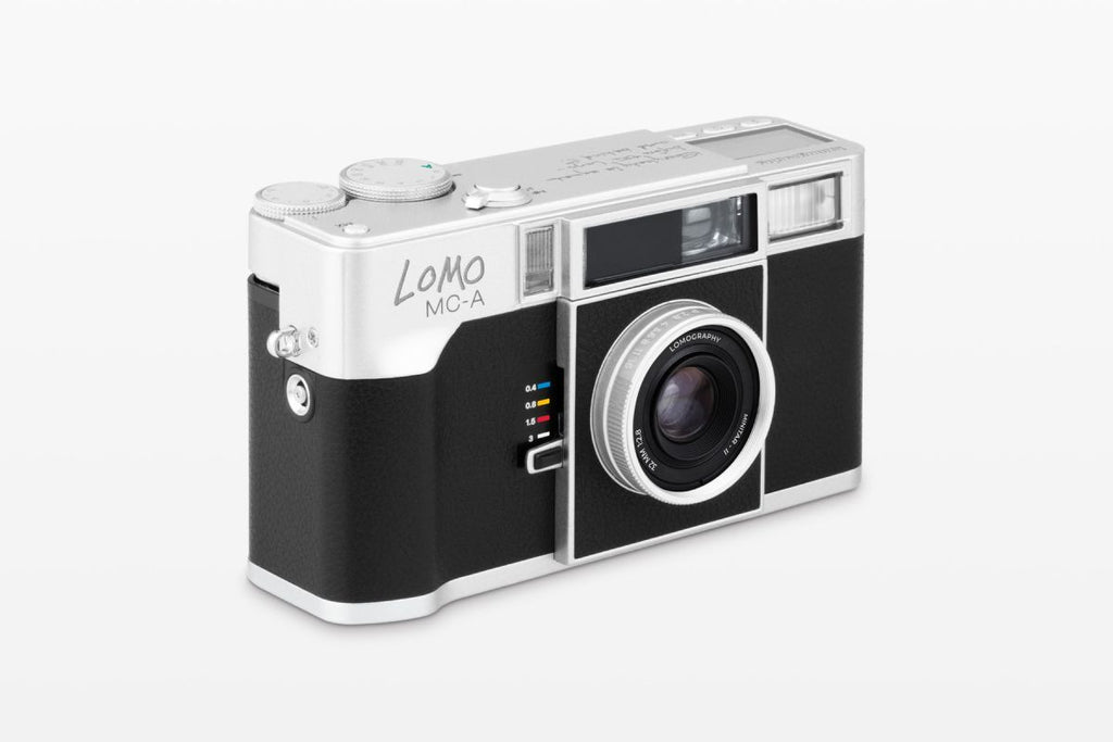 Lomo MC-A Compact 35mm Film Camera - Silver