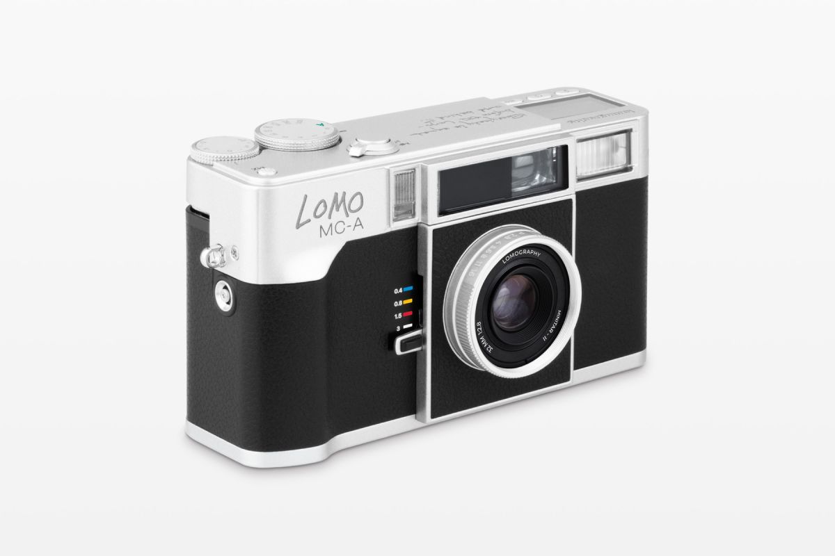 Lomo MC-A Compact 35mm Film Camera - Silver