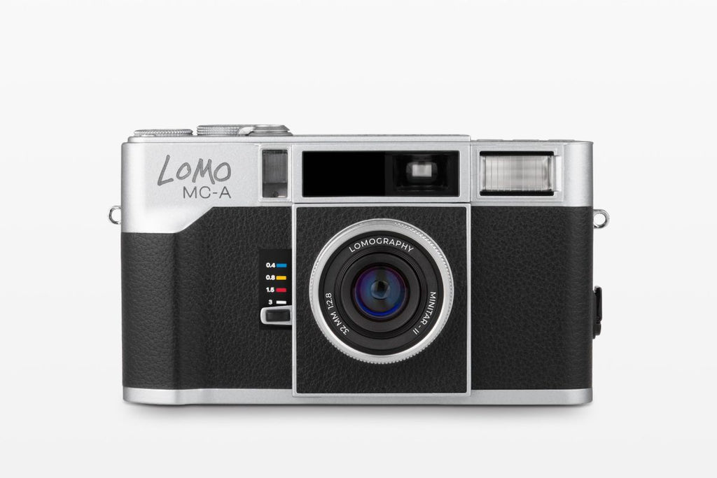 Lomo MC-A Compact 35mm Film Camera - Silver