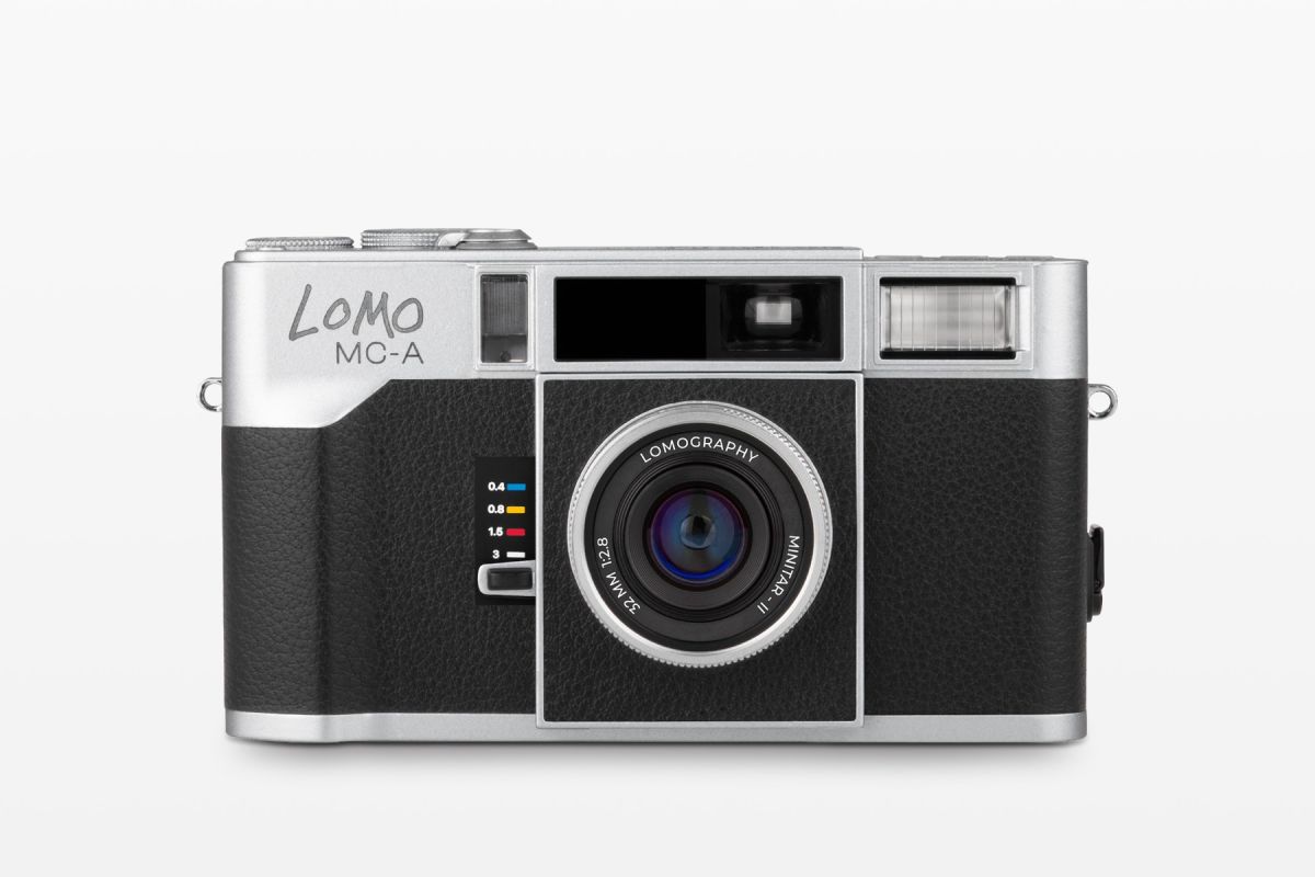 Lomo MC-A Compact 35mm Film Camera - Silver