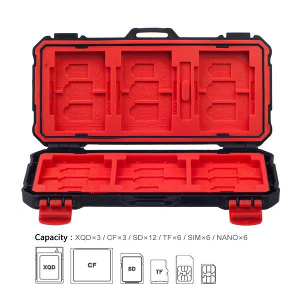 Lynca KH15 Card Case - Fits 12x SD Cards