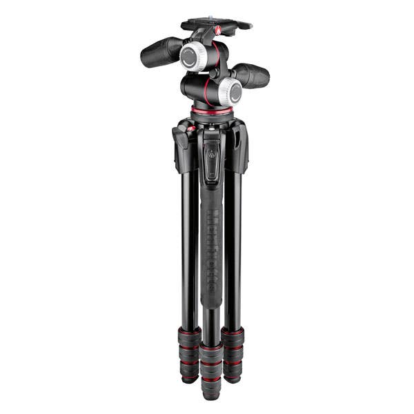 Manfrotto MK 190GOA4 + 3-Way Head Tripod