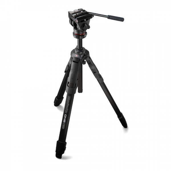 Manfrotto ONE Hybrid Tripod Kit with 500X Video Head - Aluminium