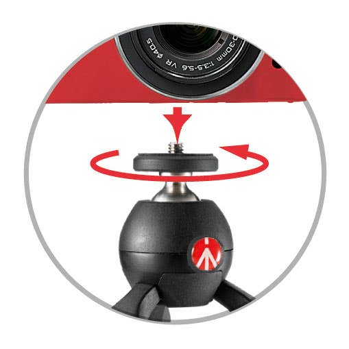 Manfrotto PIXI MKII Mini Tripod with Ball Head