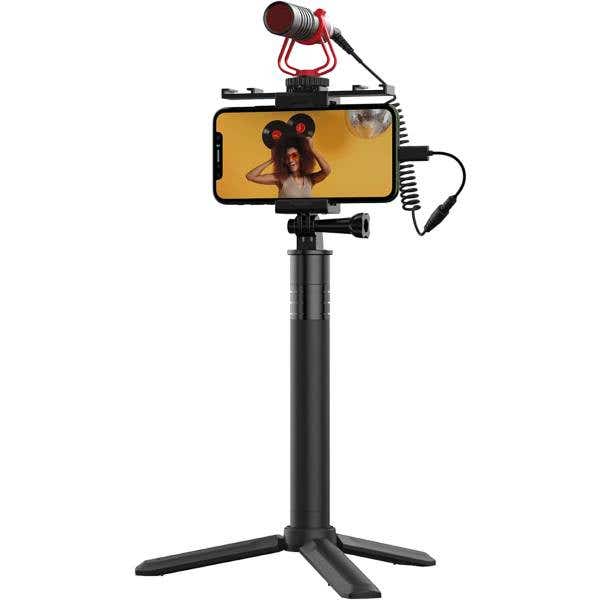 Mirfak Vlog Starter Kit - Including Tripod/Ext Pole/Mic/Deadcat