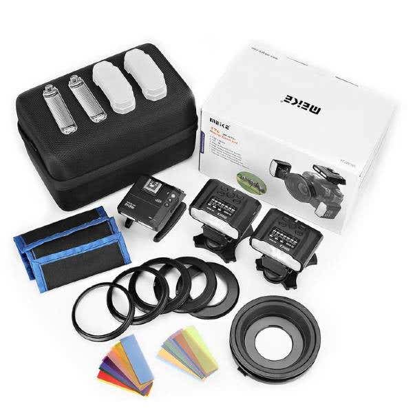 Meike MK-MT24IIC Twin Wireless Macro flash kit - Canon