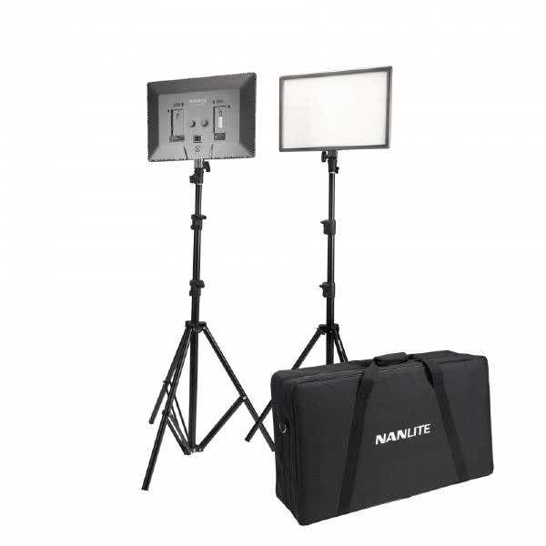 Nanlite Lumipad 25 Soft LED Panel - Twin Light & Stand Kit with Bag