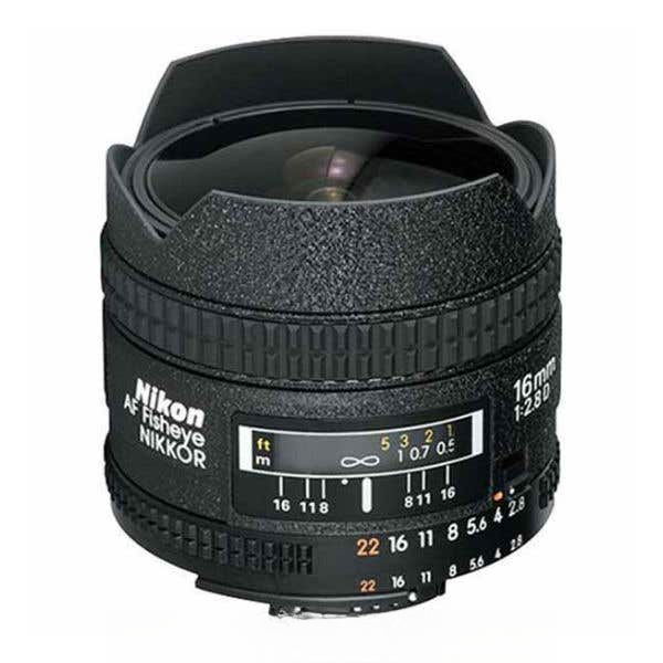 Nikon AF 16mm f2.8 D Fisheye | Secondhand