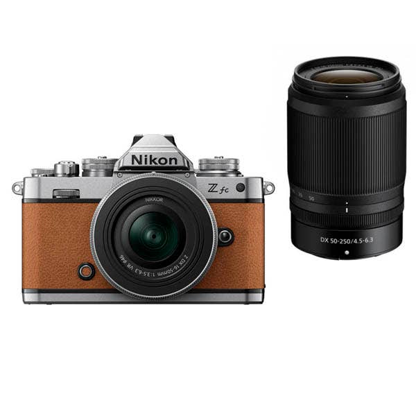 Nikon Z fc + 16-50mm & 50-250mm VR Twin Kit - Tan