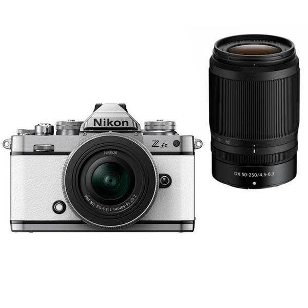 Nikon Z fc + 16-50mm & 50-250mm VR Twin Kit - White