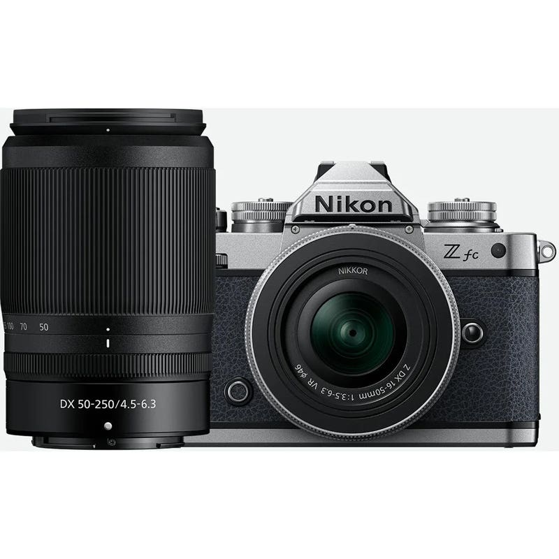 Nikon Z fc + 16-50mm & 50-250mm VR Twin Kit - Mid Grey