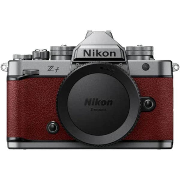 Nikon Zf Body - Silver/Bordeaux Red