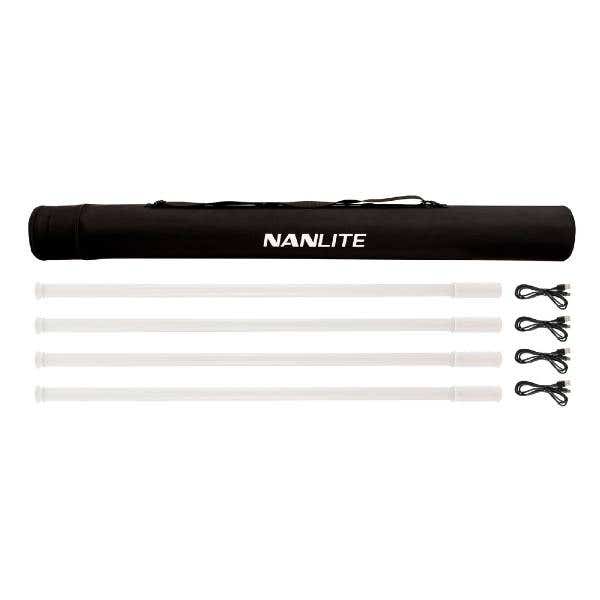 Nanlite Pavotube T8-7X LED 4 tube Kit With Carry Bag