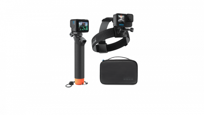 GoPro Adventure Kit 3 - Float Grip/Head Strap/Clip