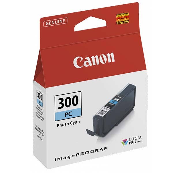 Canon PFI-300PC Photo Cyan Ink (Genuine)