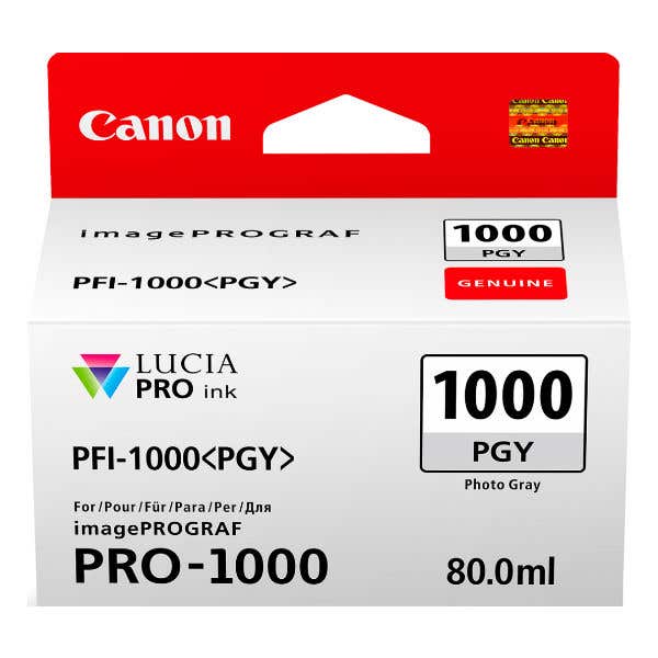 Canon PFI-1000PGY Photo Grey Ink Tank - PRO-1000