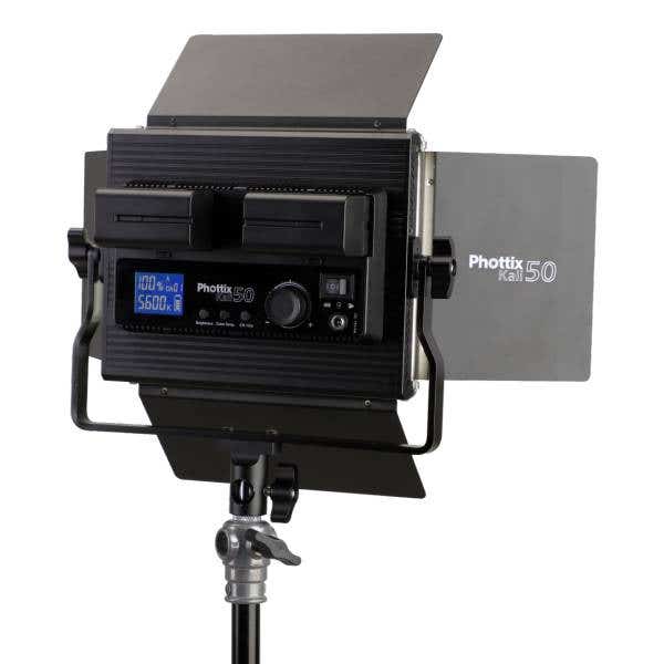 Phottix Kali 50RA LED Light Twin Kit - Including Batteries & Charger