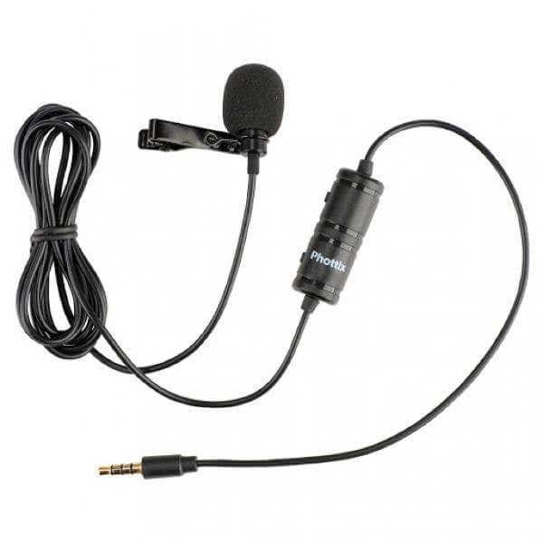 Phottix MC 10 Lavalier Lapel Microphone