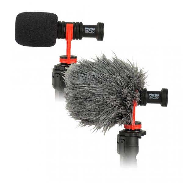 Phottix MC20 Vlog Kit - Microphone with Stand