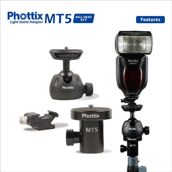 Phottix MT5 Light Stand Adaptor Kit