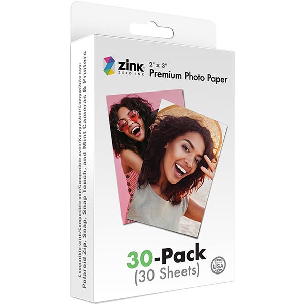 Zink 2x3" Paper - 30 Sheets