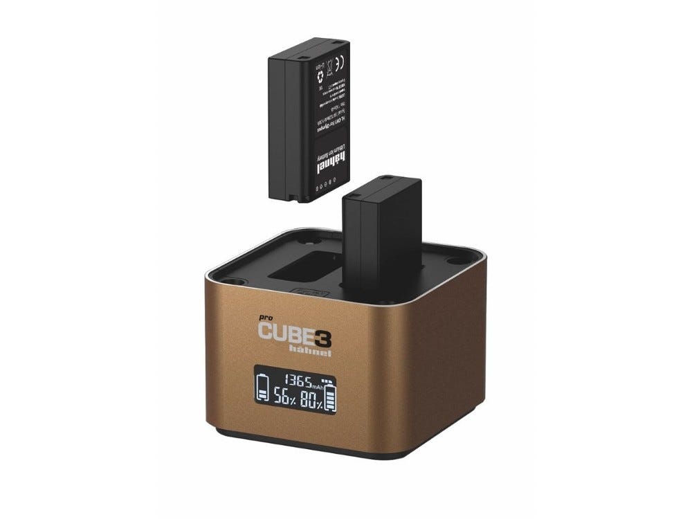 Hahnel Pro Cube 3 Dual Charger  - Olympus