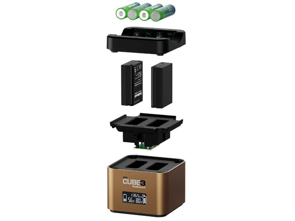 Hahnel Pro Cube 3 Dual Charger  - Olympus