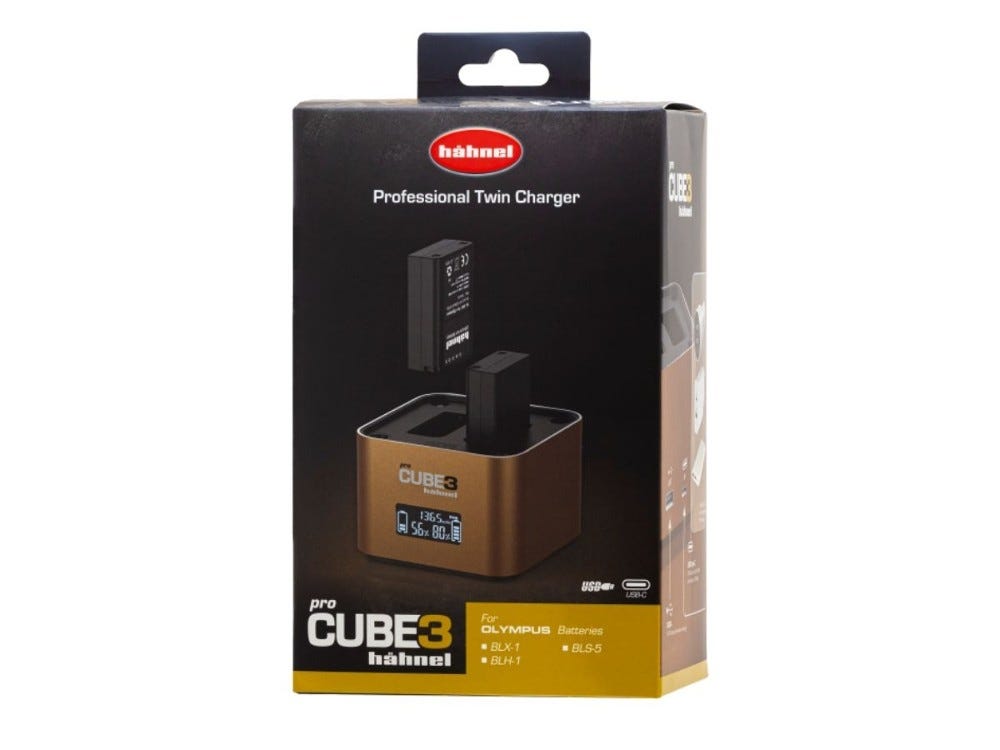 Hahnel Pro Cube 3 Dual Charger  - Olympus