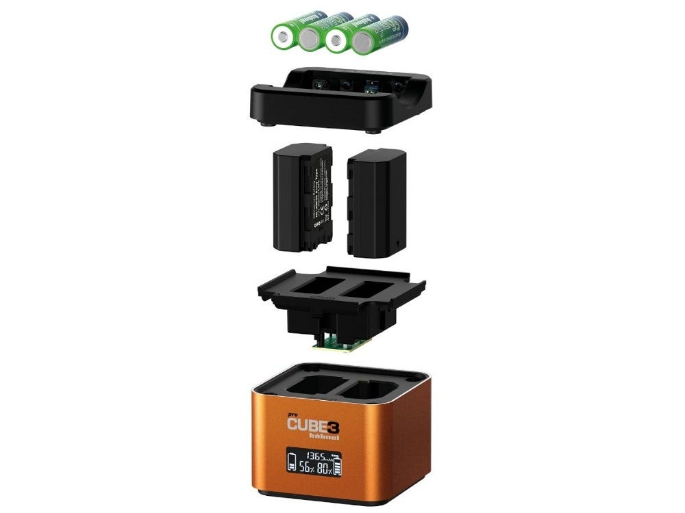 Hahnel Pro Cube 3 Dual Charger  - Sony