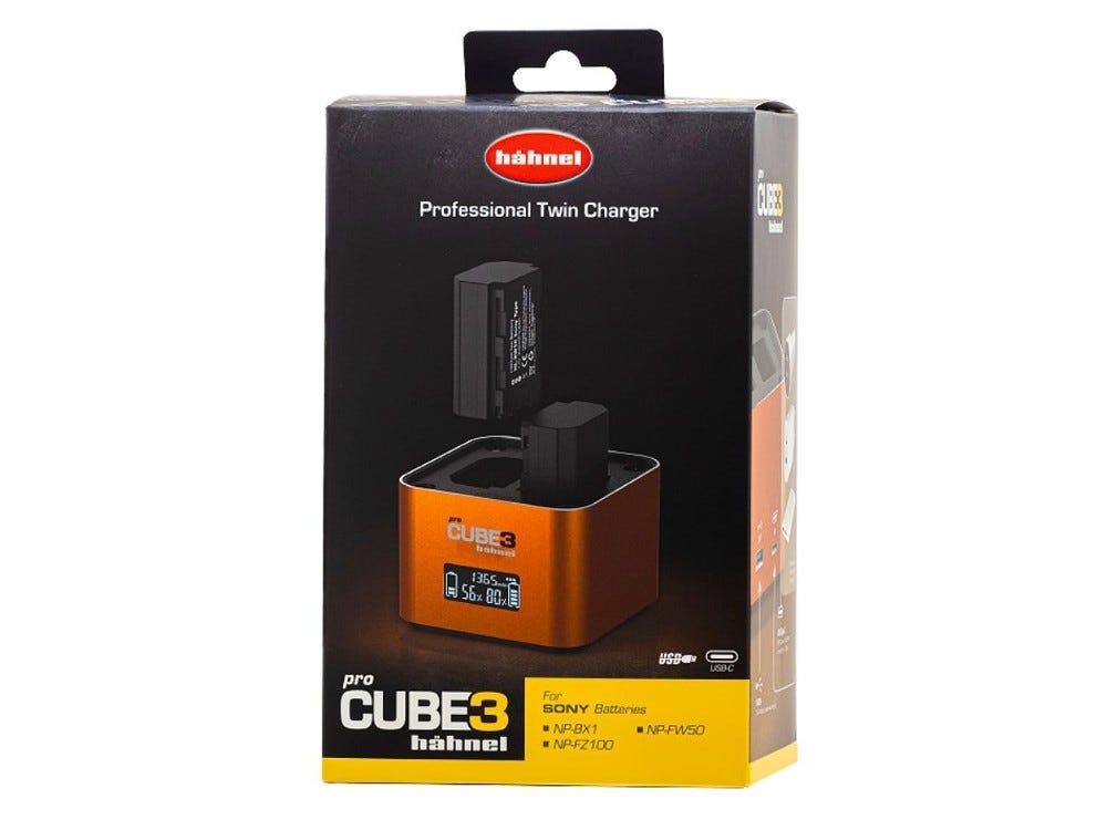 Hahnel Pro Cube 3 Dual Charger  - Sony