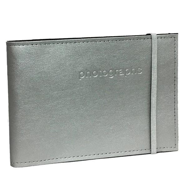 Profile Citi Leather Silver 5x7 60 Photos Slip In Album