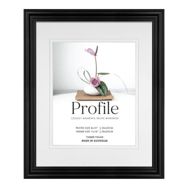 Profile Hawthorne Black 11x14" Frame - 8x10" Opening