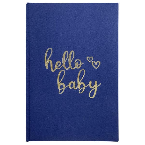 Profile Hello Baby Navy Blue 300 4x6 Photos Slip In Photo Album
