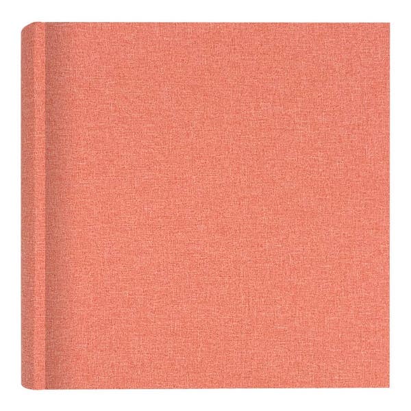 Profile Plush Linen Blush Slip In Photo Album - 200 Photos