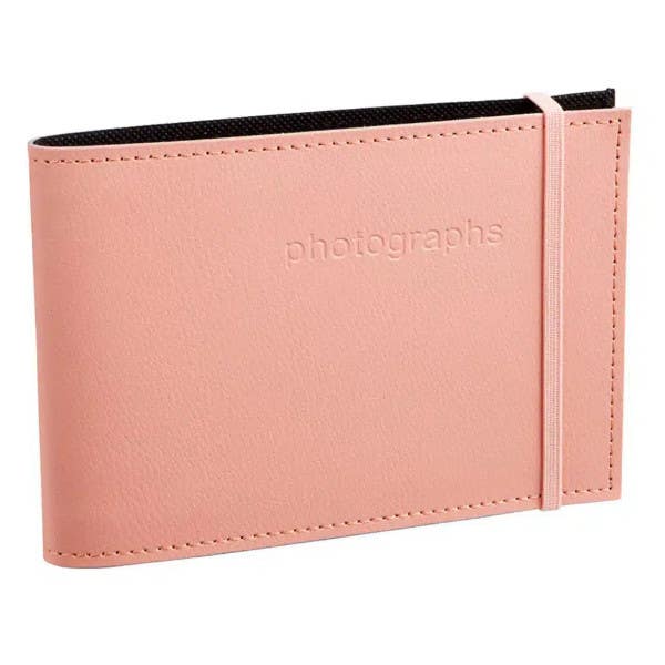 Profile Citi Leather Dusty Rose Slip In 4x6" Album - 52 Photos
