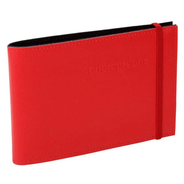 Profile Citi Leather Red 5x7 60 Photos Slip In Album