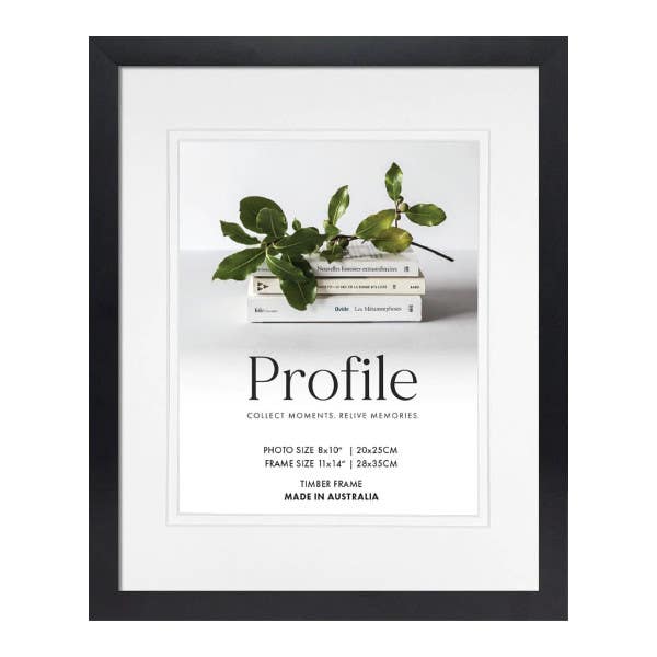 Profile Deluxe Black 11x14" Frame - 8x10" Opening