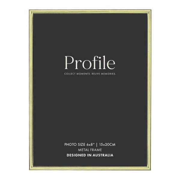 Profile Habitat Brass Photo Frame - 6x8"