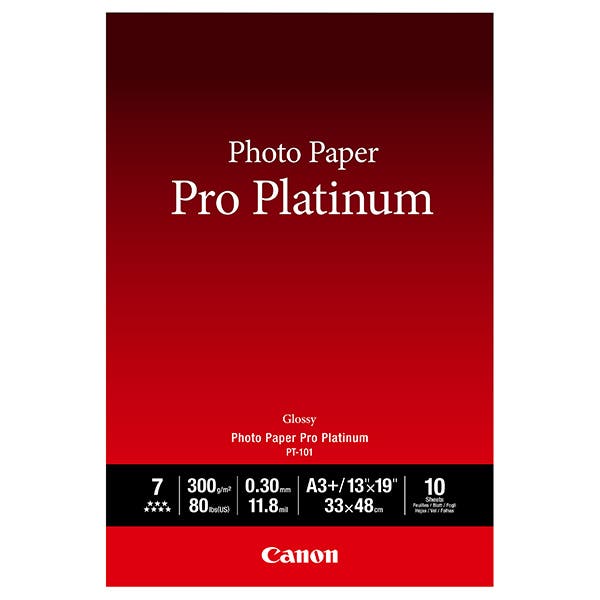 Canon Inkjet Photo Paper Pro Platinum A3+ - 10pk